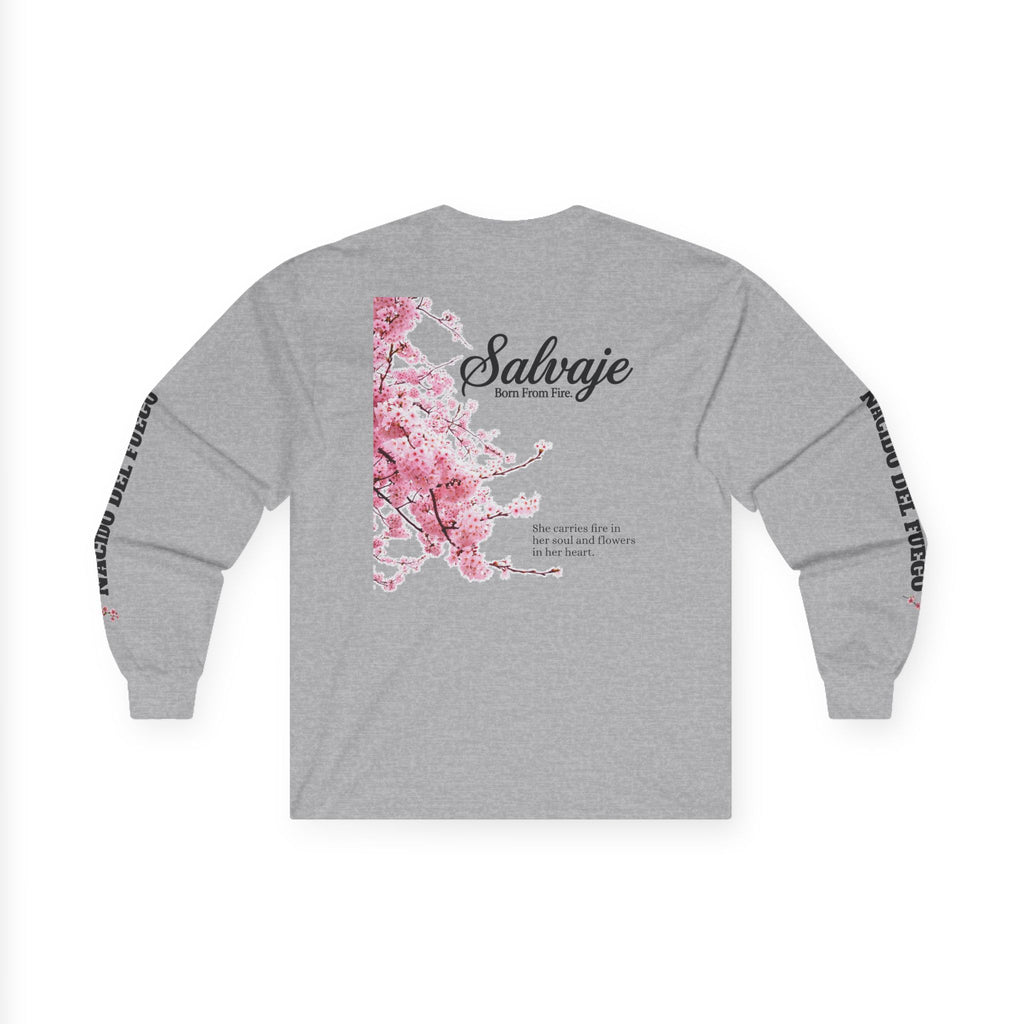 SALVAJE LONG SLEEVE TEE-CHERRY BLOSSEM