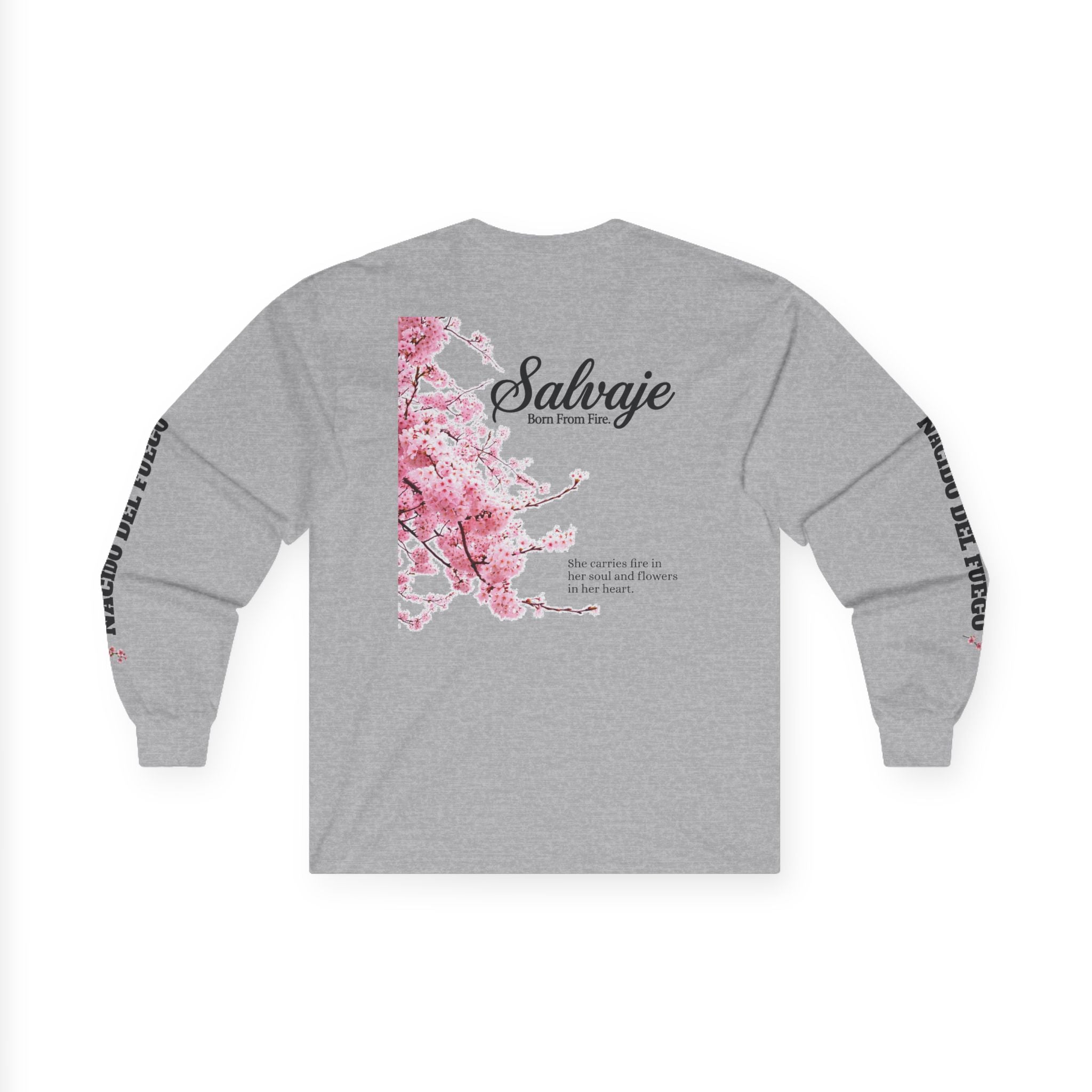 SALVAJE LONG SLEEVE TEE-CHERRY BLOSSEM