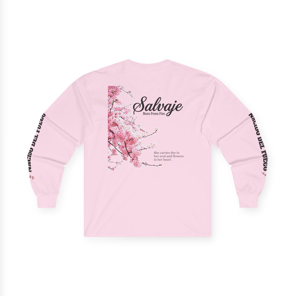 SALVAJE LONG SLEEVE TEE-CHERRY BLOSSEM