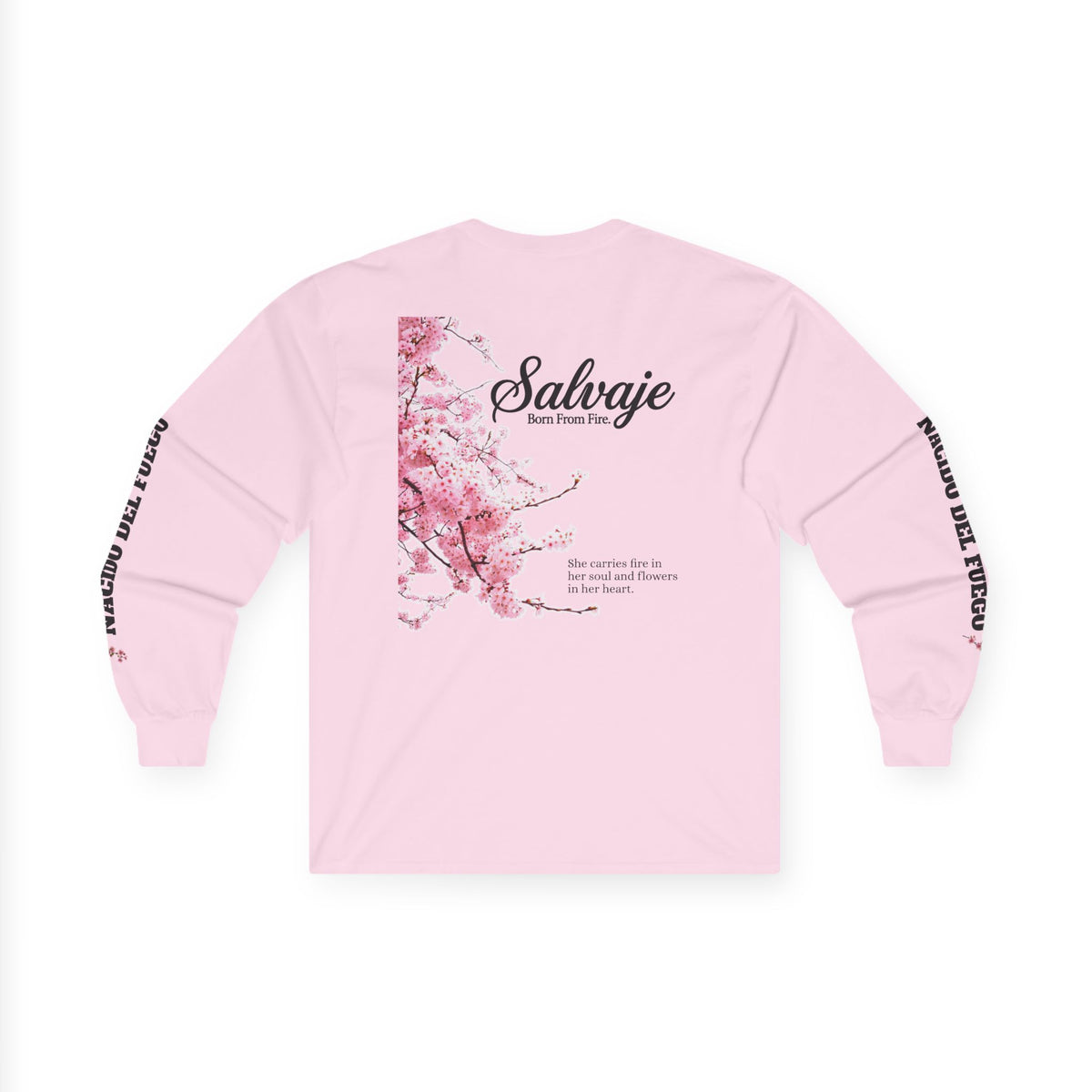 SALVAJE LONG SLEEVE TEE-CHERRY BLOSSEM
