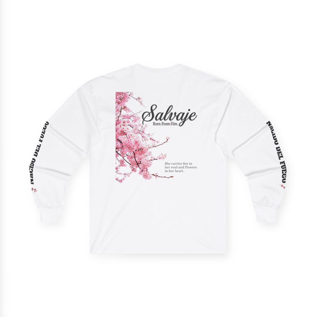 SALVAJE LONG SLEEVE TEE-CHERRY BLOSSEM