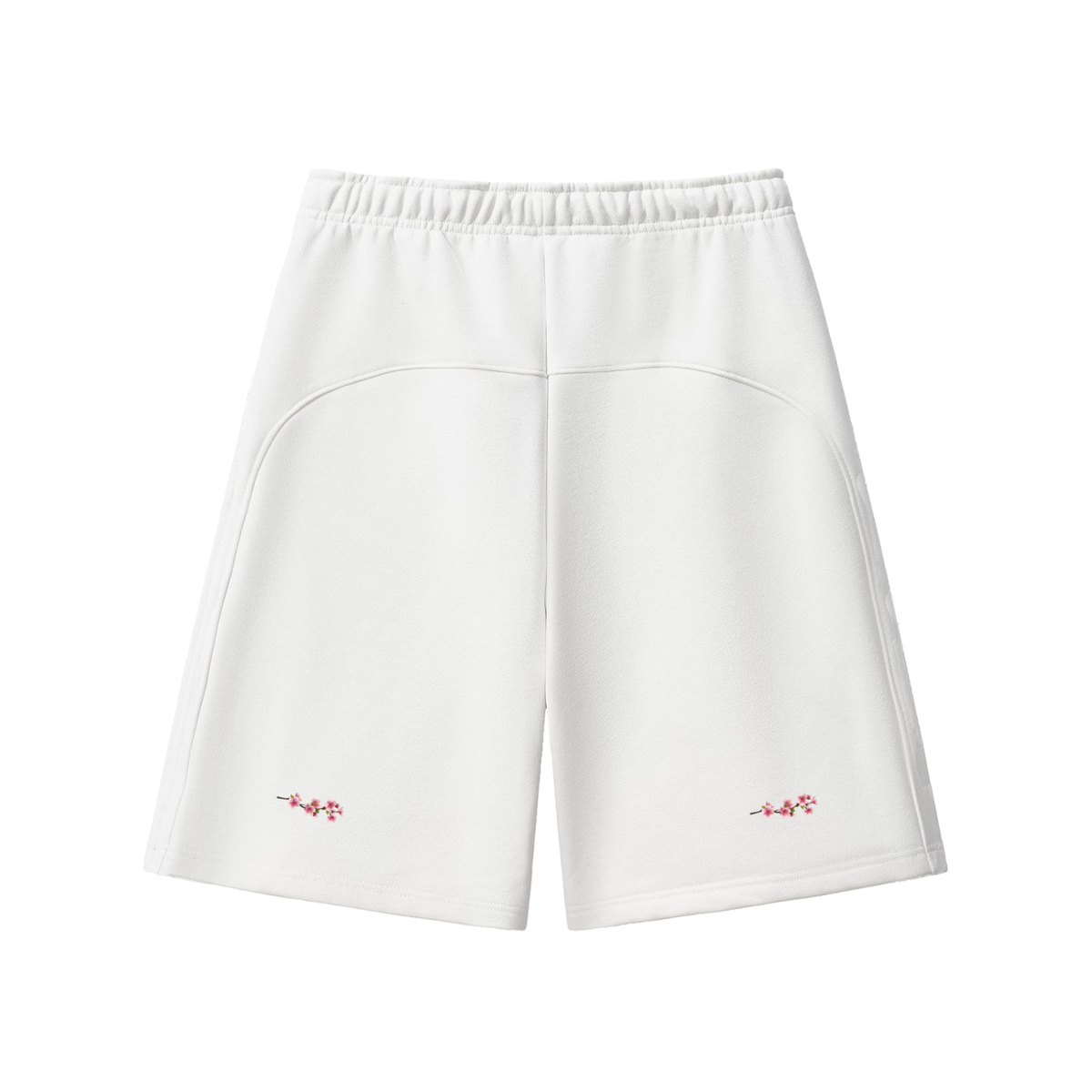 SALVAJE HEAVYWEIGHT SHORTS-CHERRY BLOSSEM/WHITE